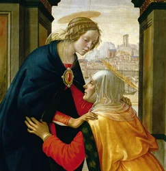 La Visitazione, 1491 (dettaglio)